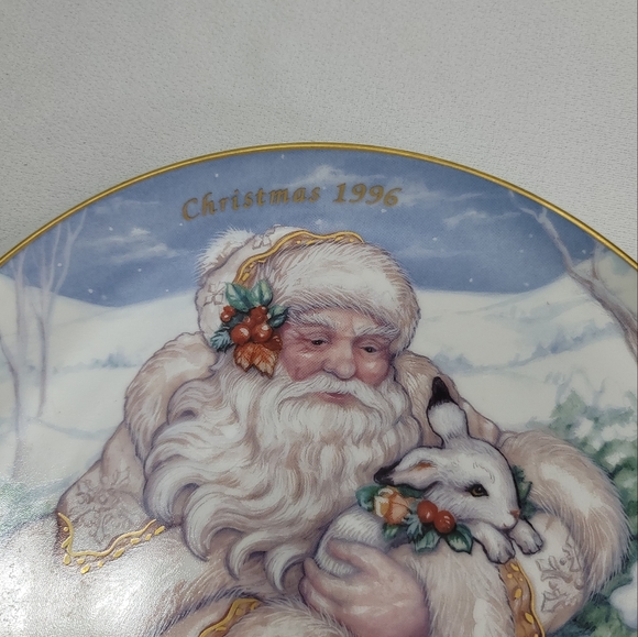 Fitz & Floyd Santas Journey Through The Snowy Woods Of Home Christmas Pl… - Picture 3 of 11